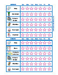 daily routine chart